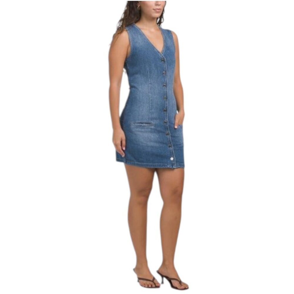 DL1961 Denim Vest Mini Dress